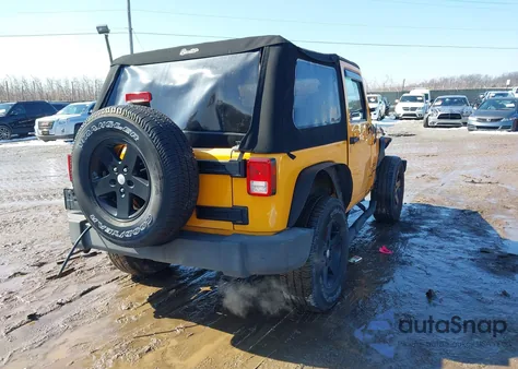 2012 Jeep Wrangler Sport из США, поврежденный, VIN 1C4AJWAG2CL130705